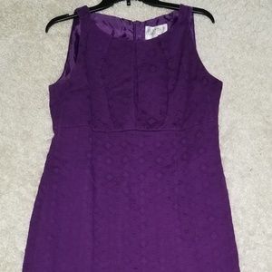 Midi purple dress